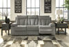 Picture of Mitchiner - Fog Reclining Sofa with Drop-Down Tbl