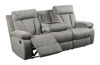 Picture of Mitchiner - Fog Reclining Sofa with Drop-Down Tbl