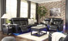 Picture of Kempten - Black Reclining Sofa