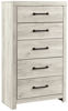 Picture of Cambeck - White Five Drawer Chest