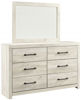 Picture of Cambeck - White Dresser & Mirror
