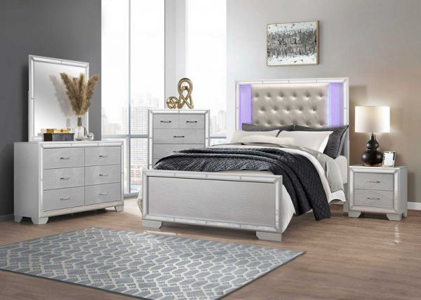 Picture of Aveline - Grey Dresser & Mirror