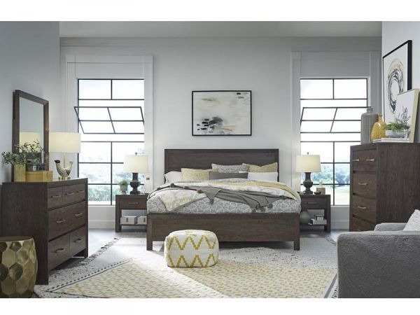 Picture of LLEWELLYN WALNUT KING BED