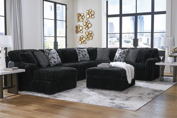 Picture of Midnight - Onyx LAF 4PC Sectional